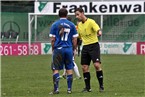 Referee Andreas Wörtmann ermahnte die Spieler oft, ehe er einen Karton zog.