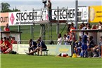 Stefan Braungardt verfolgte die Partie im Sitzen. Er ließ heute einige Stammkräfte auf der Bank.