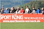 Fuchsstadts Fans hinter der vielleicht schönsten Bande der Kohlenberg-Arena.
