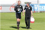 Aufgrund einer Schulterverletzung musste FCL-Schlussmann Hannes Köster verletzungsbedingt ausgewechselt werden.