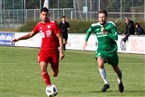  Sertan Sener (rot) zieht beim Laufduell gegen Max Schülein (grün) den Kürzeren.