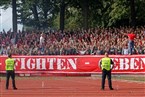 Unter den knapp 5000 Zuschauern waren auch über 1000 mitgereiste Fans des FC Würzburger Kickers.